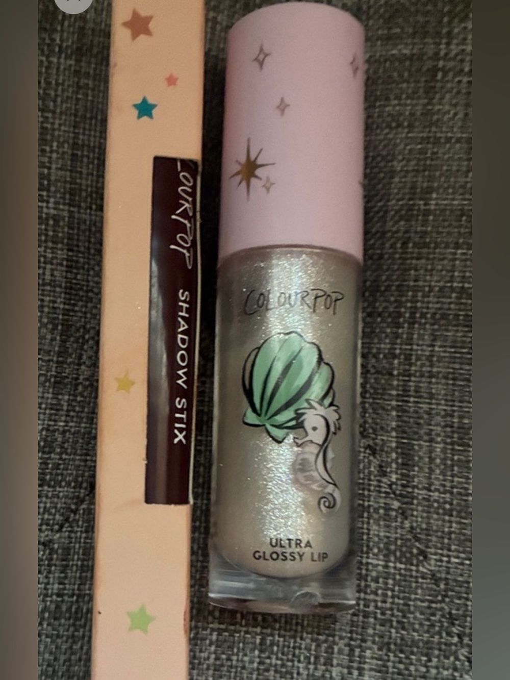 ColourPop Ultra Glossy Lip in Iridescent Pearl with Shadow Stix